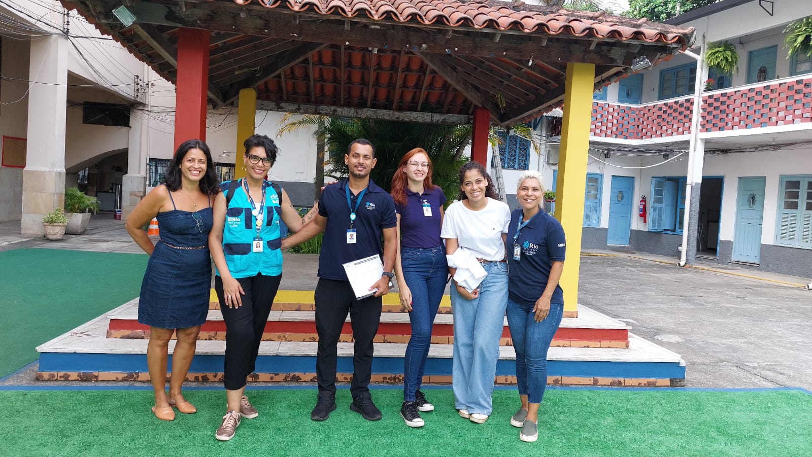 Equipe do CMS Rocha Maia visita a Instituição União das Operárias de Jesus