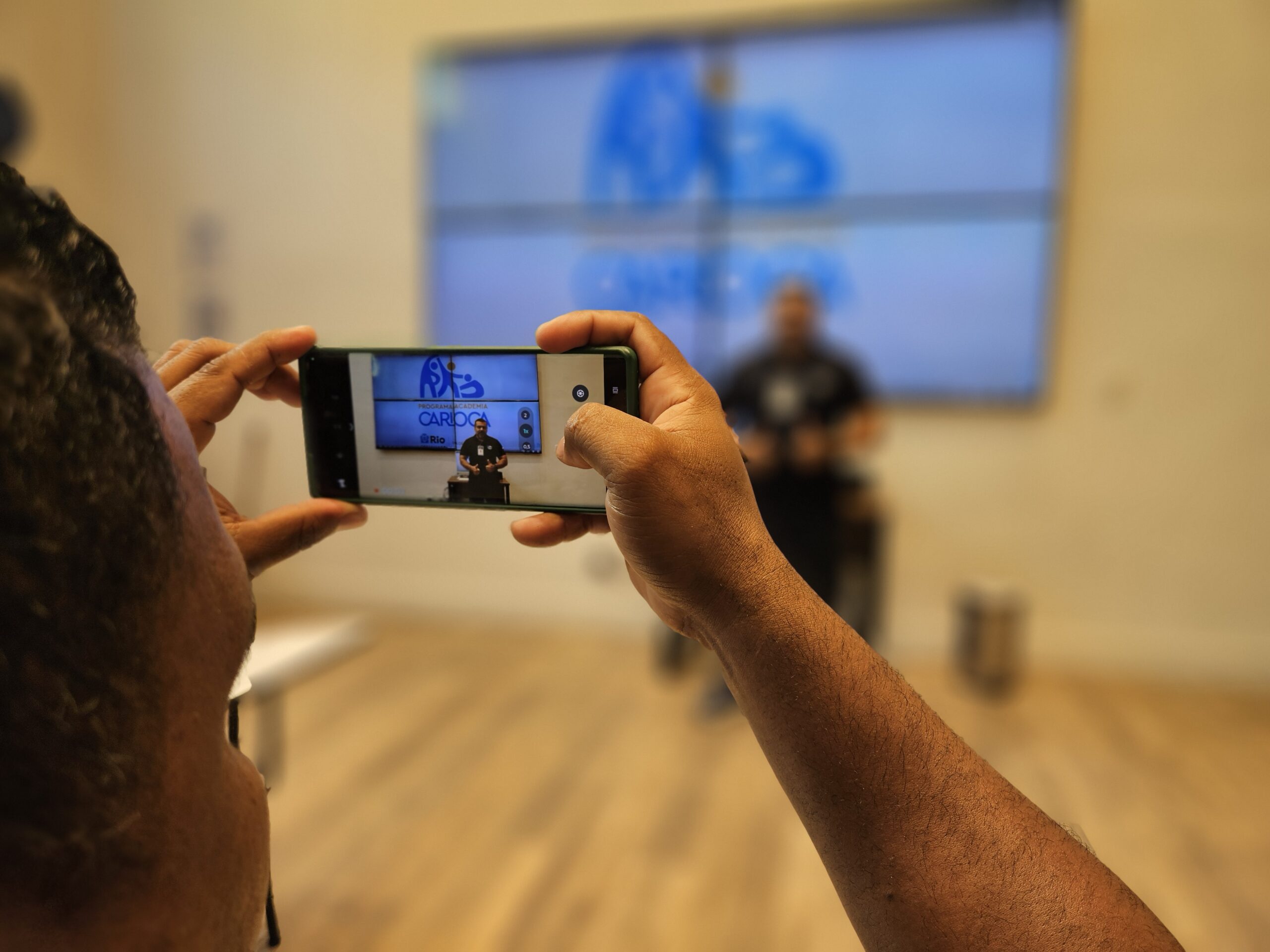 Gravação de Videoaula do Programa Academia Carioca