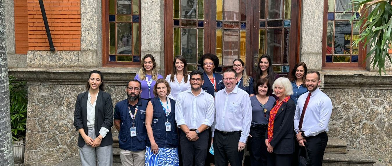 Visita do Ministério da Saúde do Reino Unido