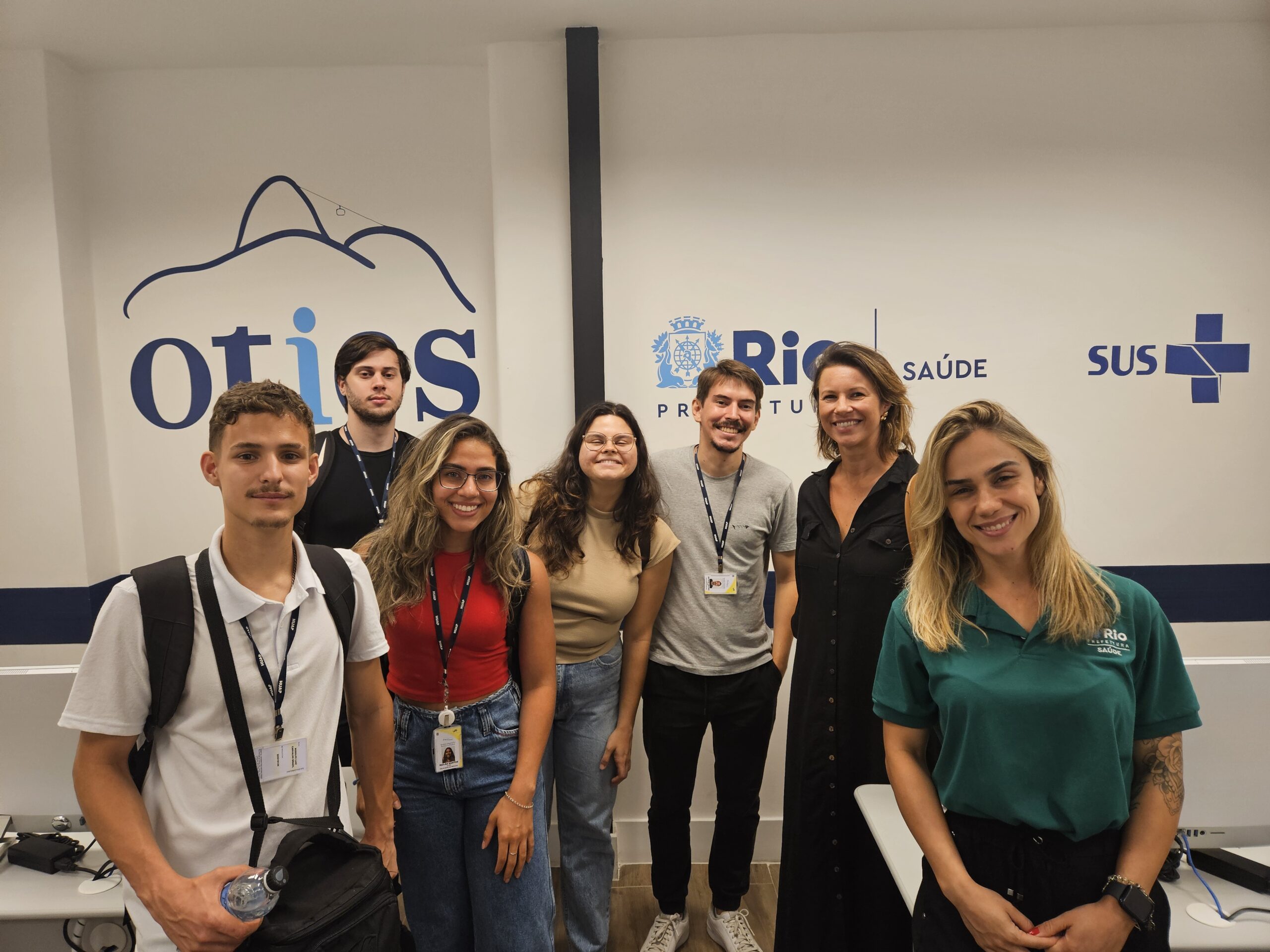 Visita dos alunos de Medicina da UFF no Complexo Rocha Maia