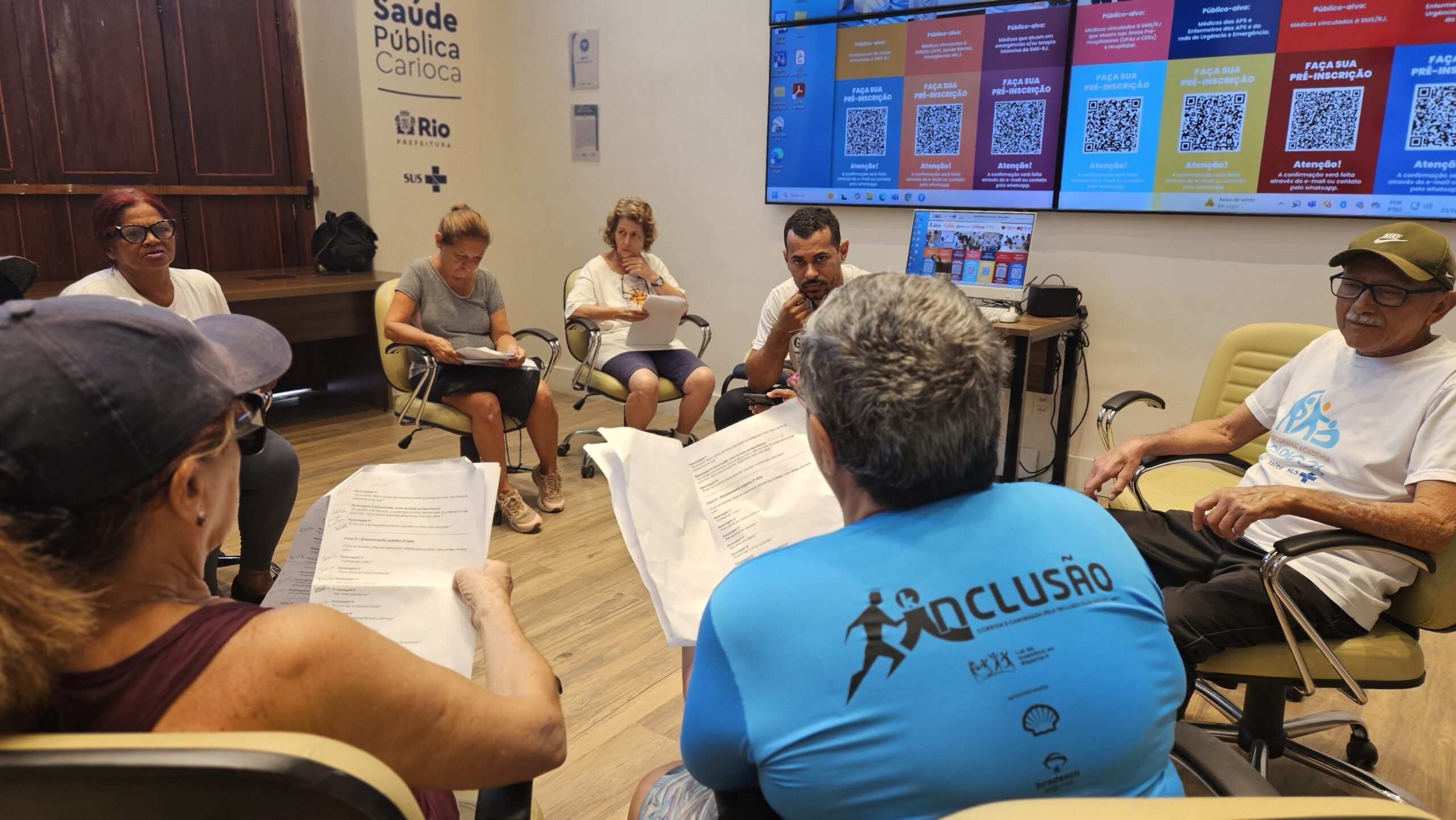 4º ensaio do teatro “Outubro Rosa” do Programa Academia Carioca