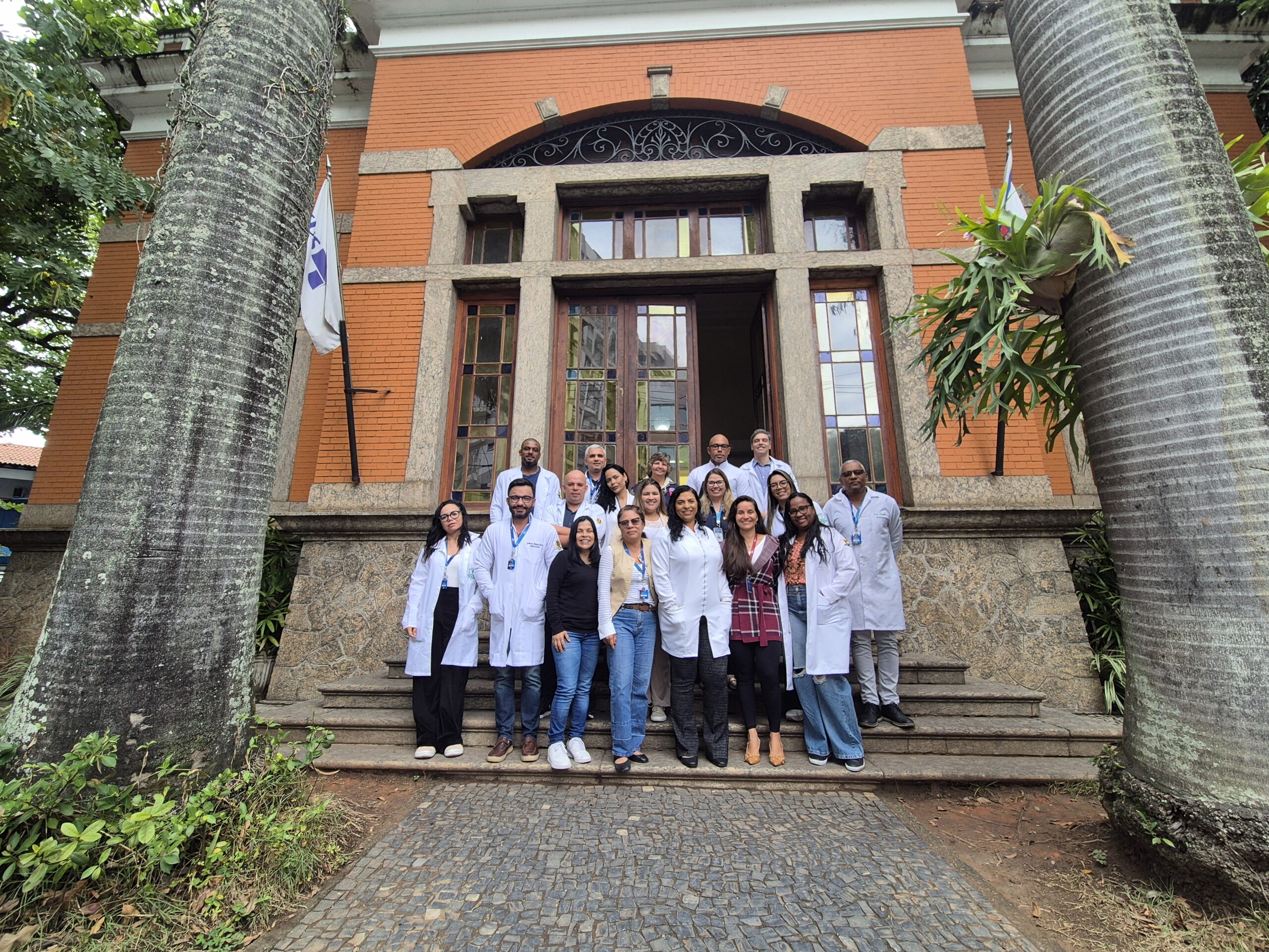 Visita técnica de alunos da UCB ao Super Centro Carioca de Vacinação