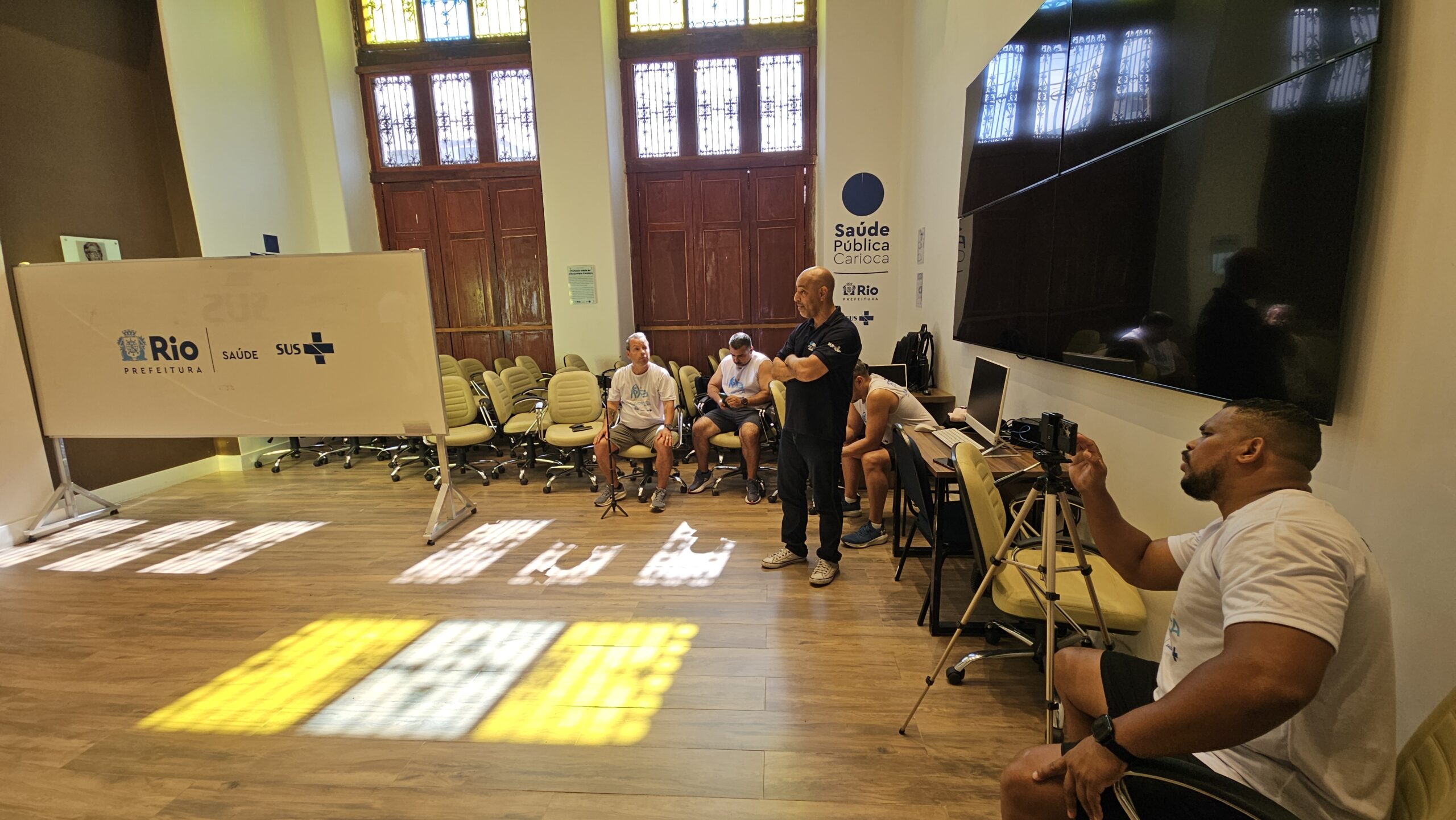Gravação do Programa Academia Carioca