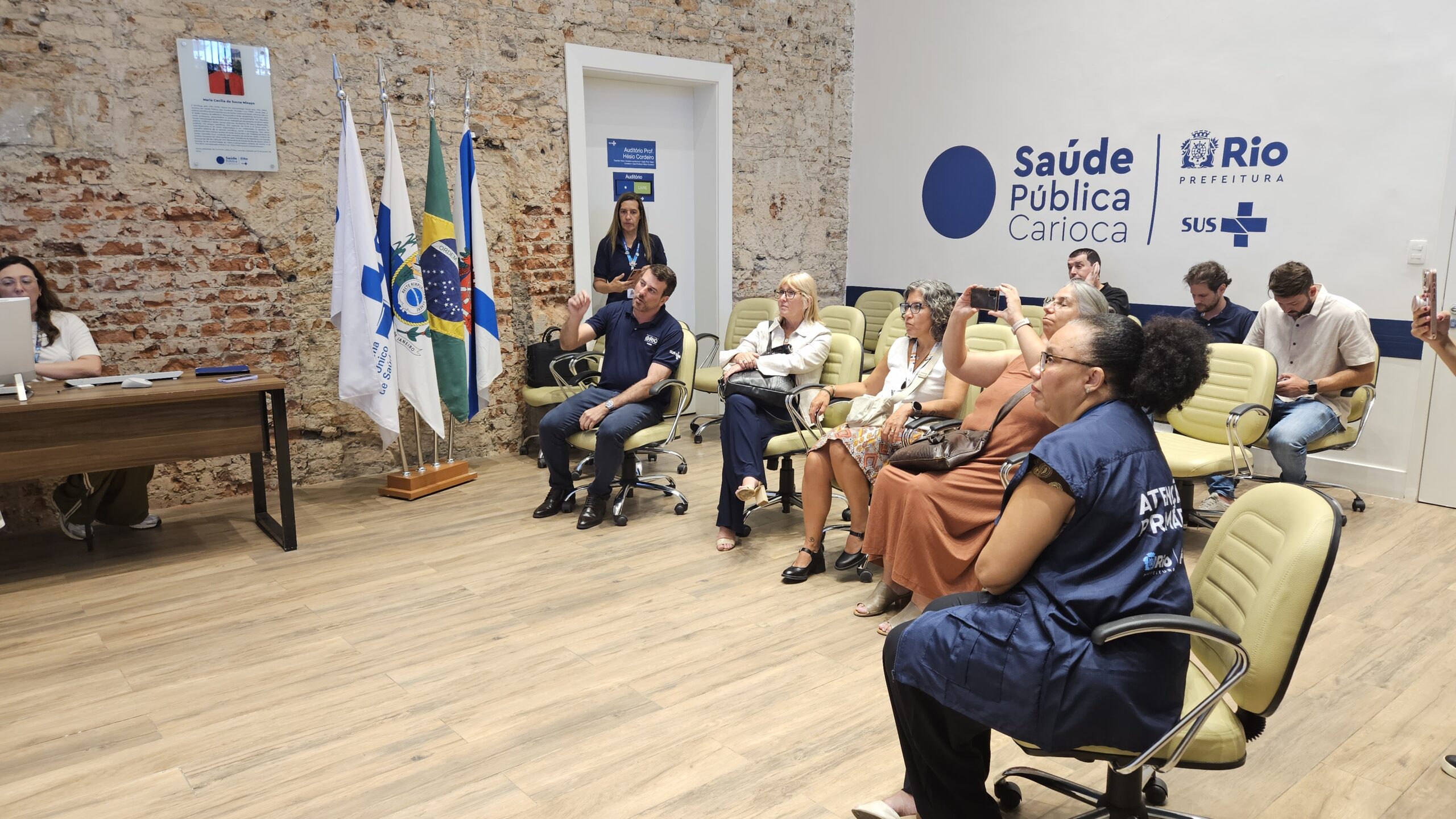 Visita Técnica da Ministra da Saúde Pública do Uruguai ao Complexo Rocha Maia