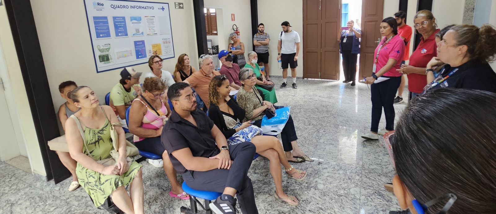 Sala de Espera da Clínica da Família Luiz Moraes Junior