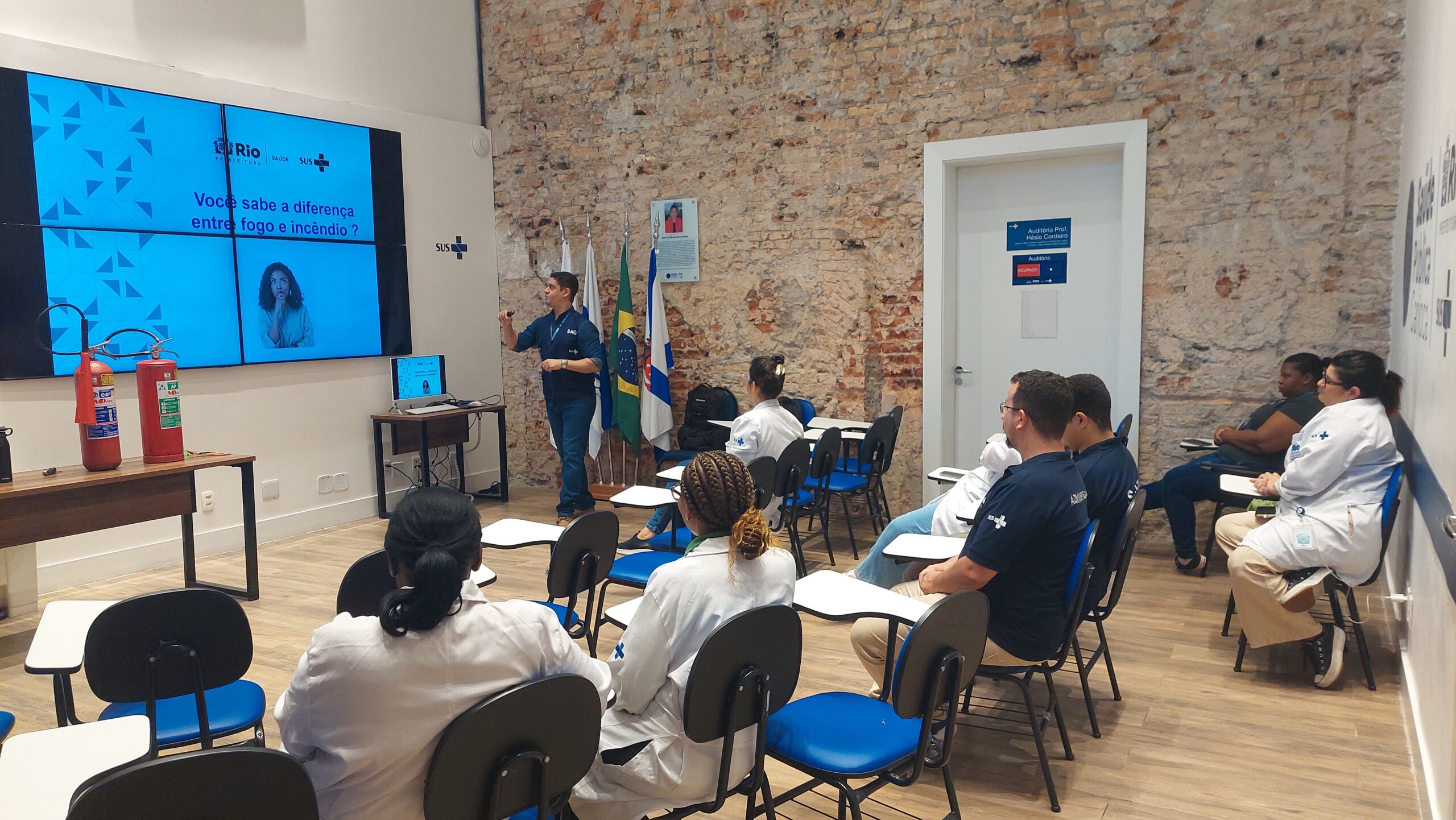 Treinamento de Incêndio