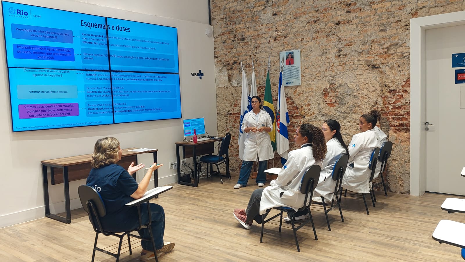 Treinamento da equipe de enfermagem SCCV