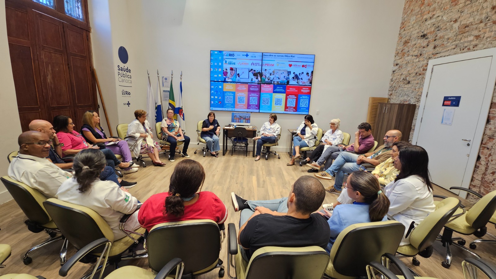 Reunião de Chefias do Hospital Municipal Rocha Maia