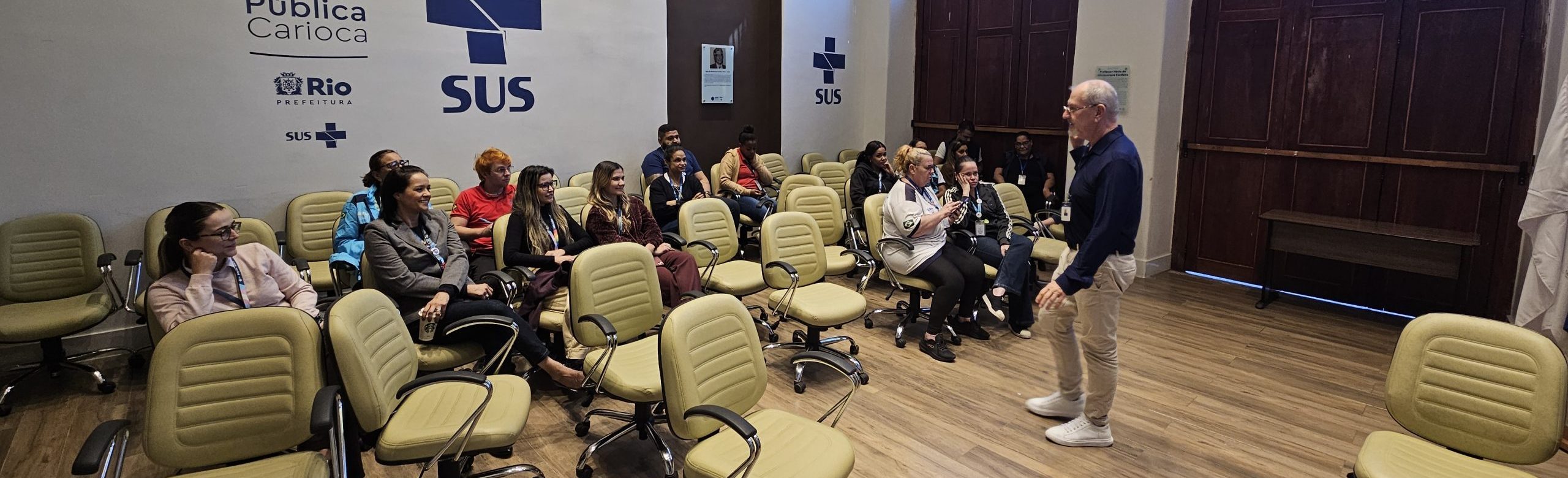 Treinamento sobre coleta de Citopatológico – CF Luiz de Moraes Júnior