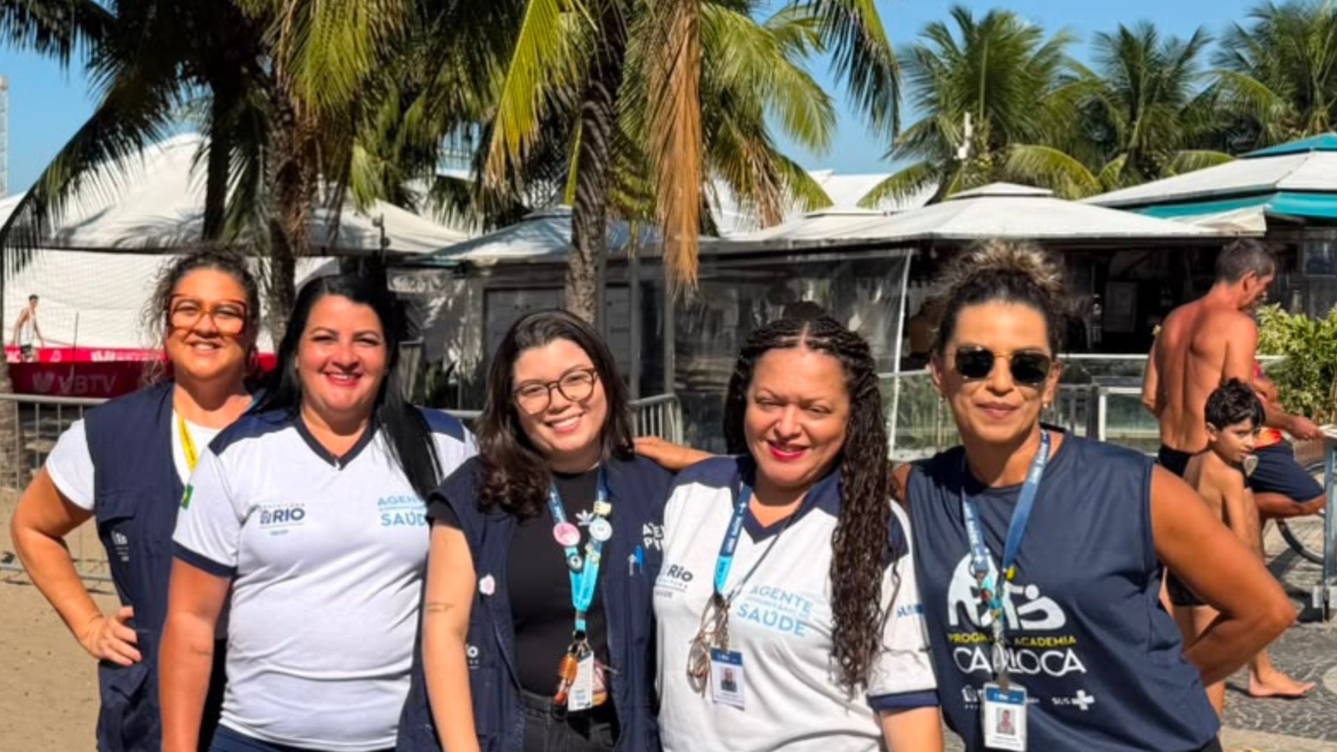 Ação de Promoção da Saúde dos Trabalhadores da Orla de Copacabana
