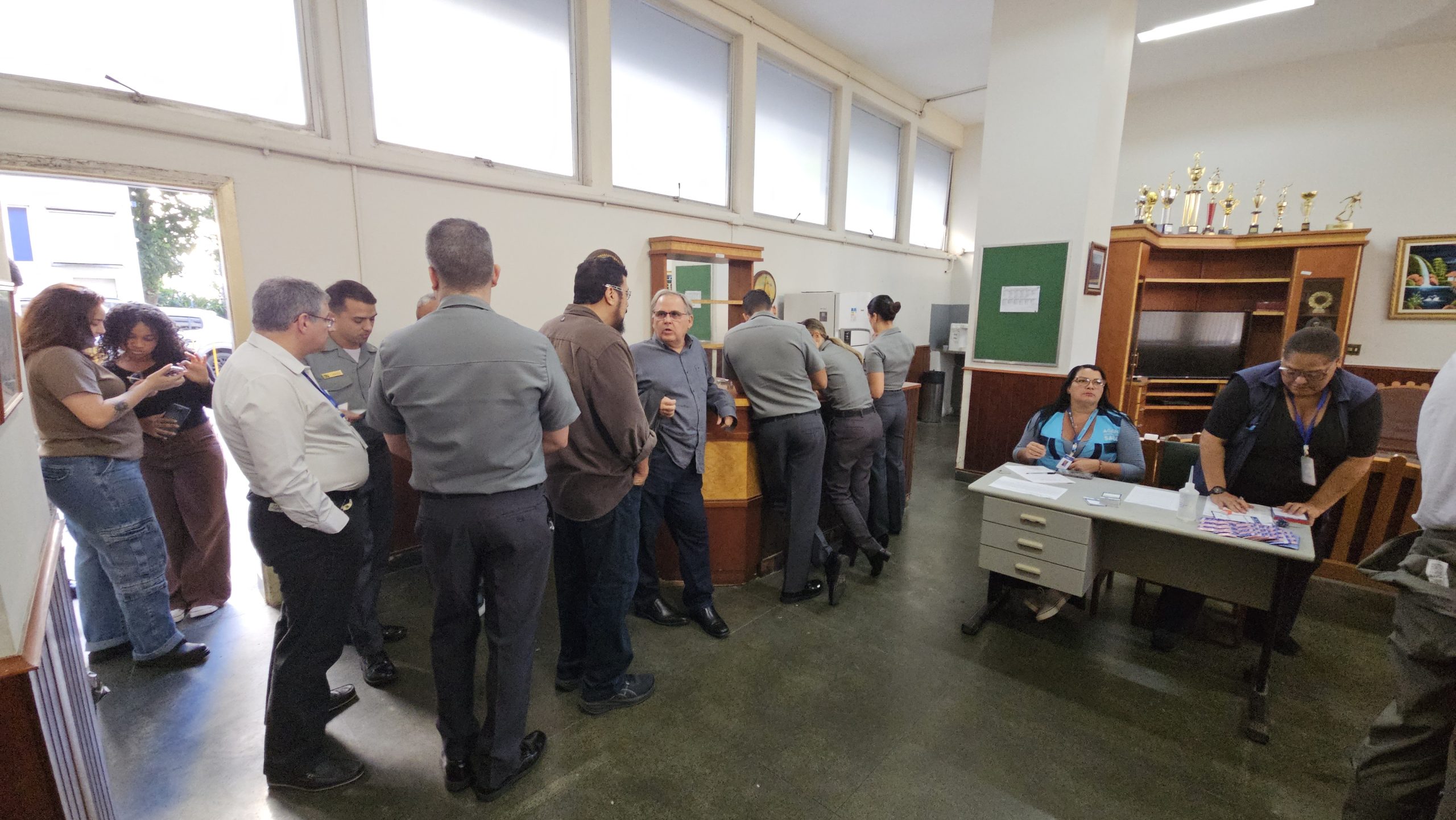 Vacinação na Escola de Guerra Naval