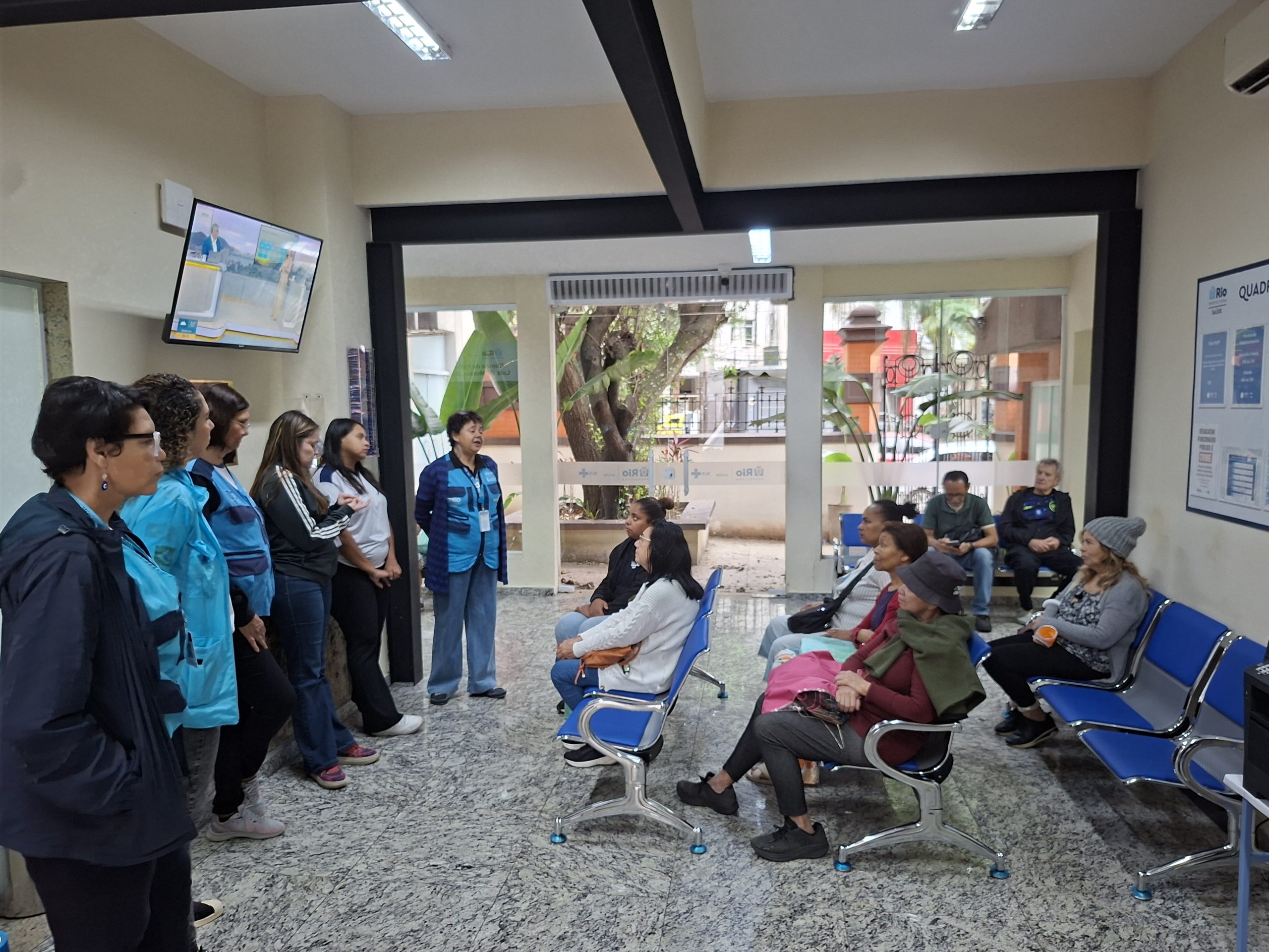 Sala de Espera da Clínica da Família Luiz de Moraes Júnior