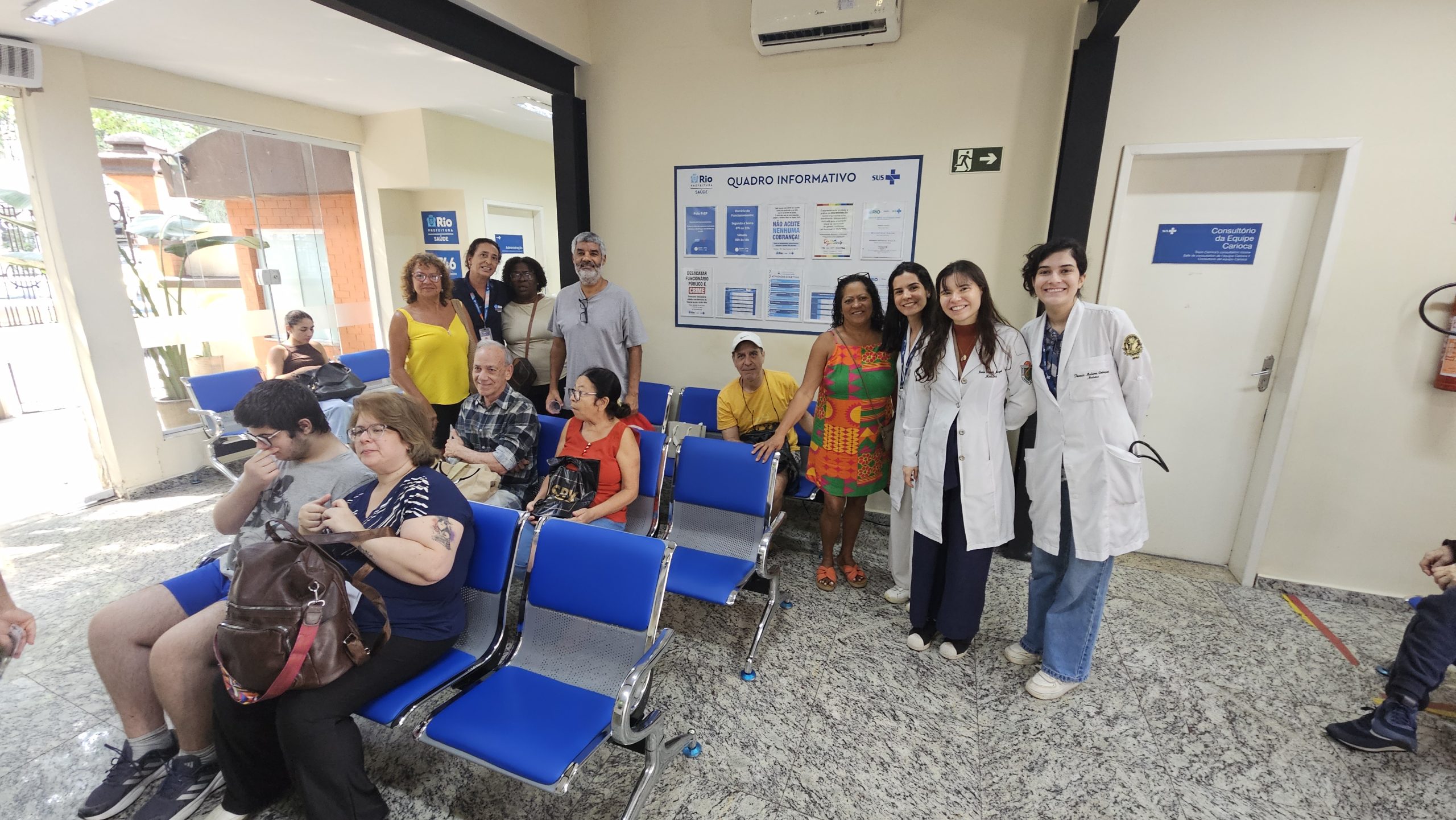 Sala de Espera da Clínica da Família Luiz de Moraes Júnior