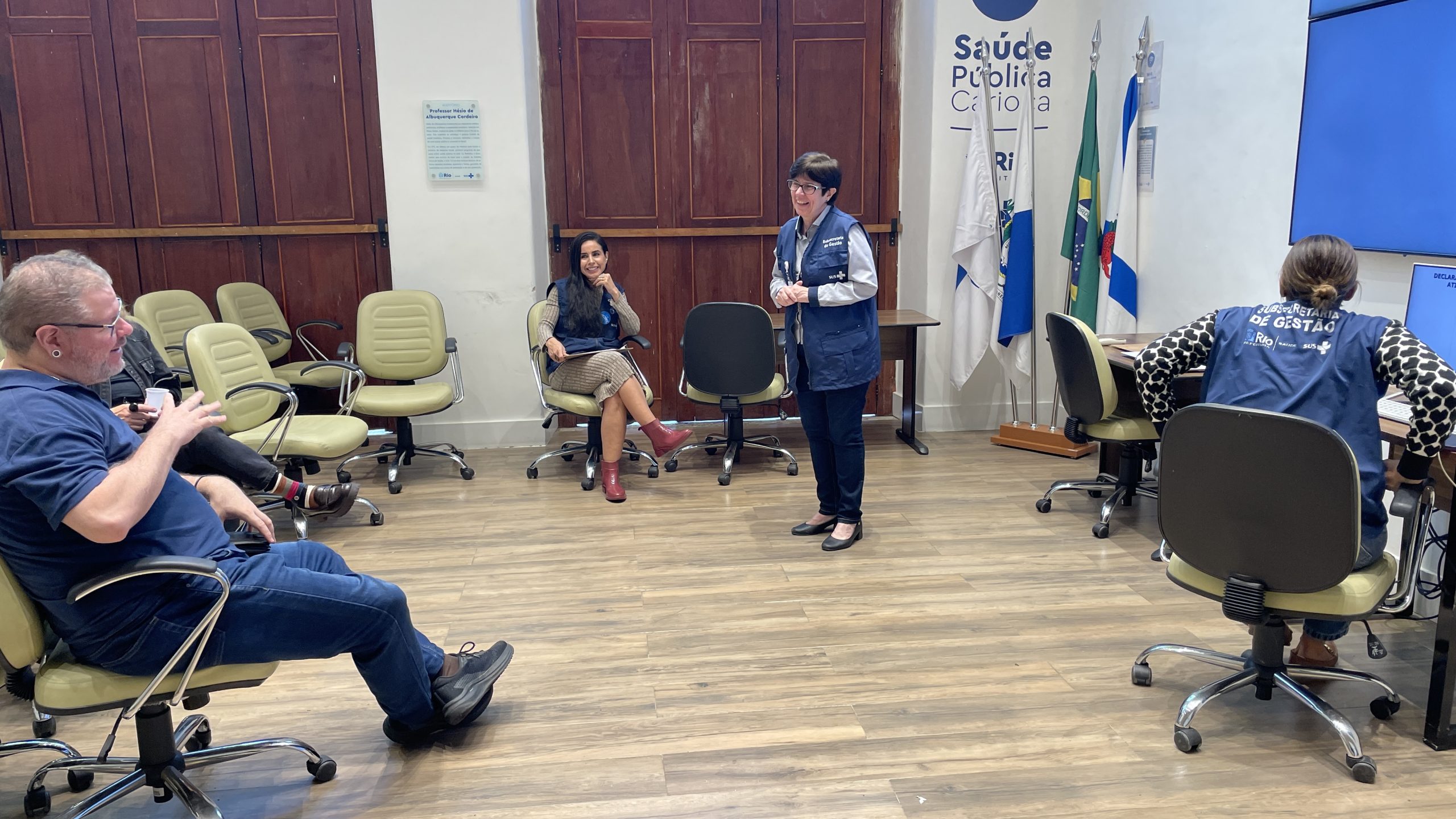 Treinamento com Núcleo Saúde Voluntário SMS – RJ